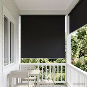   Roletta UV védelemmel Antracitszürke 160 x 140 cm Poliészter