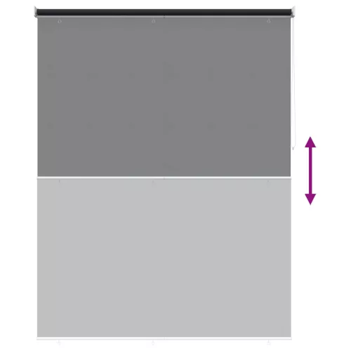  Roletta UV védelemmel Antracitszürke 160 x 140 cm Poliészter