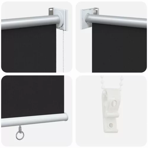  Roletta UV védelemmel Antracitszürke 60 x 230 cm Poliészter
