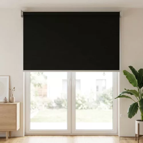  Roletta UV védelemmel Antracitszürke 80 x 230 cm Poliészter
