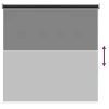  Roletta UV védelemmel Antracitszürke 100 x 230 cm Poliészter