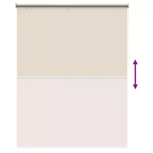  Roletta UV védelemmel Bézs 200 x 140 cm Poliészter