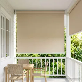  Roletta UV védelemmel Bézs 80 x 230 cm Poliészter