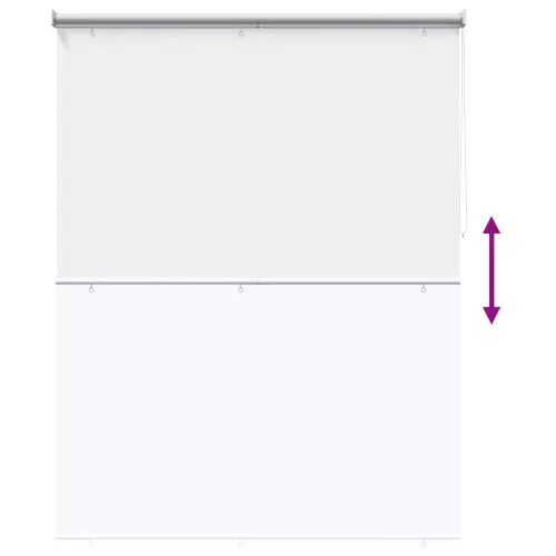  Roletta UV védelemmel Fehér 180 x 140 cm Poliészter