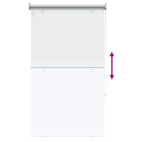 Roletta UV védelemmel Fehér 60 x 230 cm Poliészter