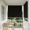  Roletta UV védelemmel Fekete 80 x 140 cm Poliészter