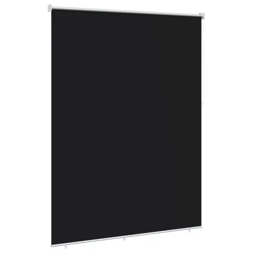  Roletta UV védelemmel Fekete 200 x 140 cm Poliészter