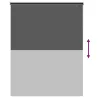  Roletta UV védelemmel Fekete 200 x 140 cm Poliészter