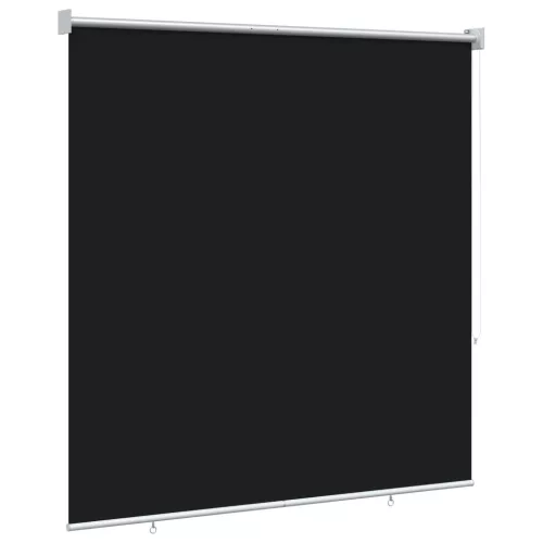  Roletta UV védelemmel Fekete 100 x 230 cm Poliészter