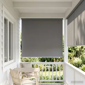    Roletta UV védelemmel Világosszürke 60 x 230 cm Poliészter