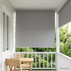    Roletta UV védelemmel Világosszürke 160 x 230 cm Poliészter