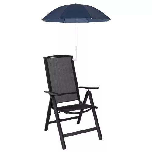  Csipeszes napernyő 2 pcs Sötétkék Ø 105 x 86 cm 170T poliészter