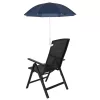  Csipeszes napernyő 2 pcs Sötétkék Ø 105 x 86 cm 170T poliészter