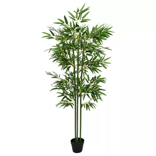  Műbambusz fa 2 pcs Zöld 45 x 18 x 175 cm Szövet és Bambusz