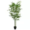  Műbambusz fa 2 pcs Zöld 45 x 18 x 175 cm Szövet és Bambusz