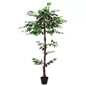  Mű Ficus Növény Zöld 85 x 18 x 160 cm Szövet és fa