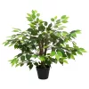 Mű Ficus Növény Zöld 73 x 16 x 60 cm Szövet és fa