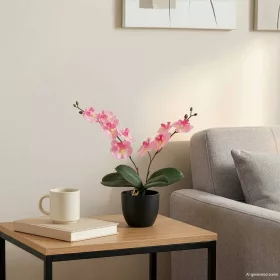  Mesterséges Orchidea Növény Rózsaszín 36 x 10 x 30 cm
