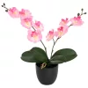  Mesterséges Orchidea Növény Rózsaszín 36 x 10 x 30 cm