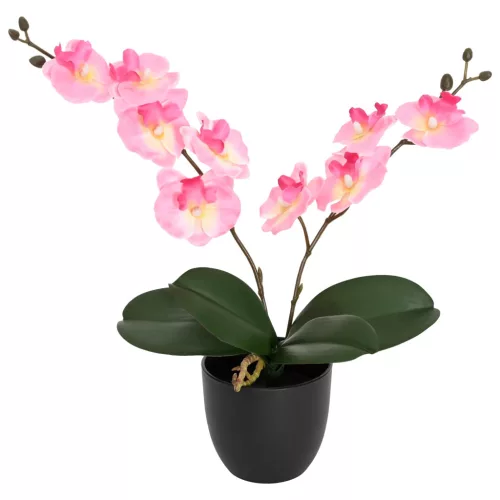  Mesterséges Orchidea Növény Rózsaszín 36 x 10 x 30 cm