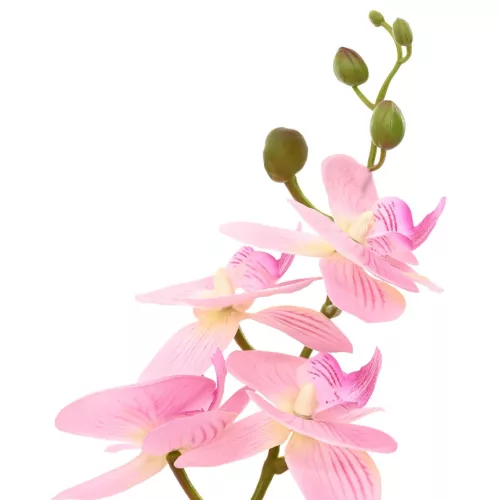  Mesterséges orchidea növény cserépben Rózsaszín 45 x 15 x 65 cm