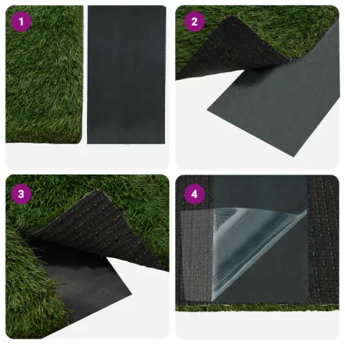  Öntapadó műfű szalag Zöld 15 cm x 10 m Nemes szövet
