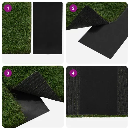  Öntapadó műfű szalag Fekete 15 cm x 20 m Nemes szövet