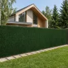  Műanyag Kerítés Sötétzöld 1 x 6 m PVC és Acél
