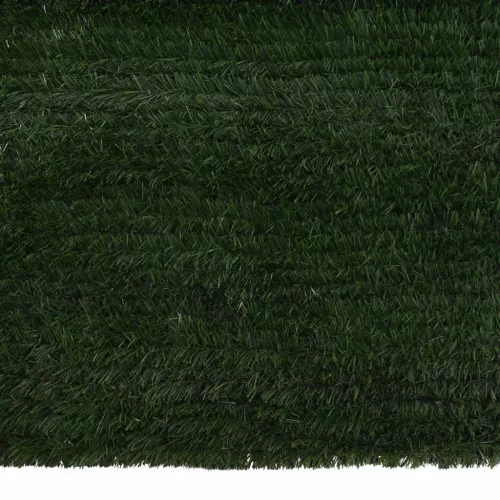  Műanyag Kerítés Sötétzöld 1,5 x 6 m PVC és Acél