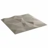 Fali panelek 24 pcs Beton Szürke 50 x 50 cm XPS Hab