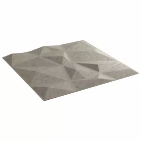  Fali panelek 24 pcs Beton Szürke 50 x 50 cm XPS Hab
