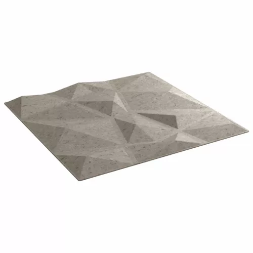  Fali panelek 24 pcs Beton Szürke 50 x 50 cm XPS Hab