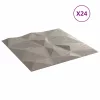  Fali panelek 24 pcs Beton Szürke 50 x 50 cm XPS Hab