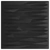  Fali panelek 12 pcs Fekete Kő 50 x 50 cm XPS Hab