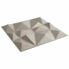  Fali panelek 12 pcs Gyémánt Beton 50 x 50 cm XPS Hab