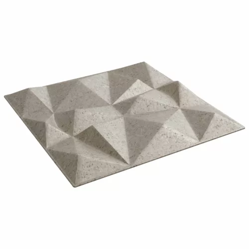 Fali panelek 12 pcs Gyémánt Beton 50 x 50 cm XPS Hab