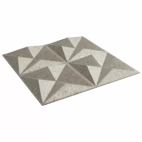  Fali panelek 12 pcs Origami Beton 50 x 50 cm XPS Hab