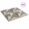  Fali panelek 24 pcs Origami Beton 50 x 50 cm XPS Hab