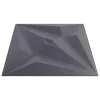 Fali panelek Csillag 12 pcs Csillag Szürke 50 x 50 cm XPS Hab