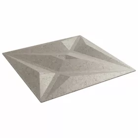    Fali panelek Csillag 24 pcs Csillag Beton 50 x 50 cm XPS Hab