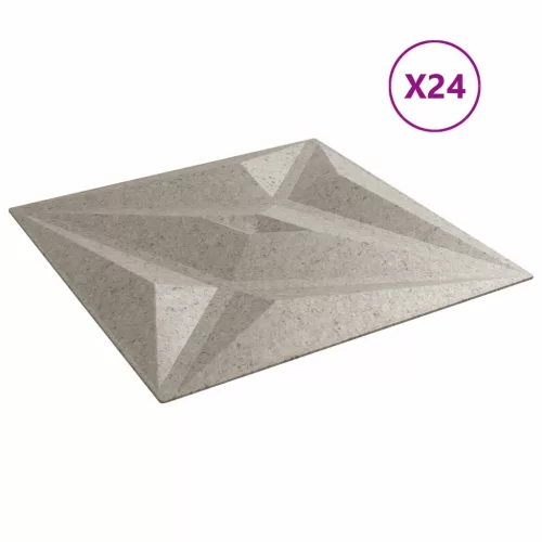  Fali panelek Csillag 24 pcs Csillag Beton 50 x 50 cm XPS Hab