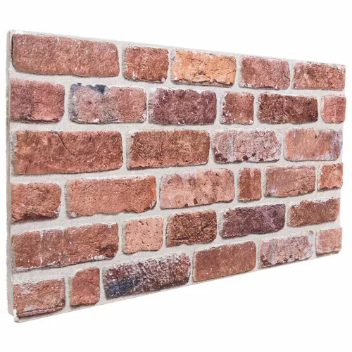  Fali panelek 10 pcs Piros 100 x 50 cm EPS Hab