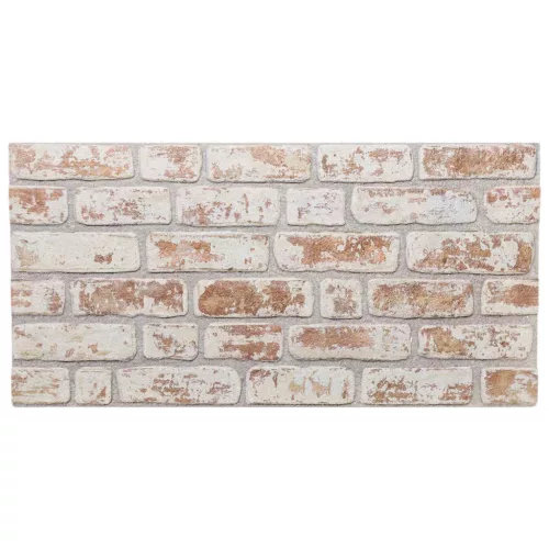  Fali panelek 10 pcs Piros és Fehér 100 x 50 cm EPS Hab