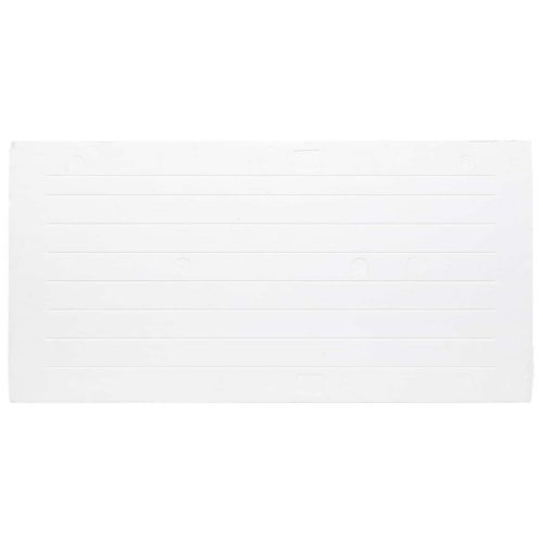  Fali panelek 10 pcs Világosbarna és Fehér 100 x 50 cm EPS Hab