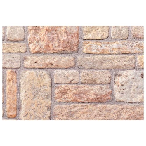  Fali panelek 10 pcs Világosbarna és Fehér 100 x 50 cm EPS Hab