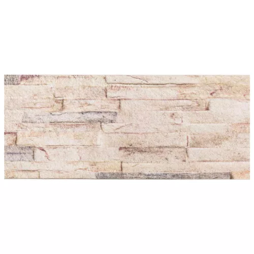  Fali panelek 10 pcs Fehér és piros 100 x 25 cm EPS Hab