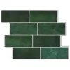  Metrócsempe 50 pcs Sötétzöld 29 x 21 cm Poliuretán és PET