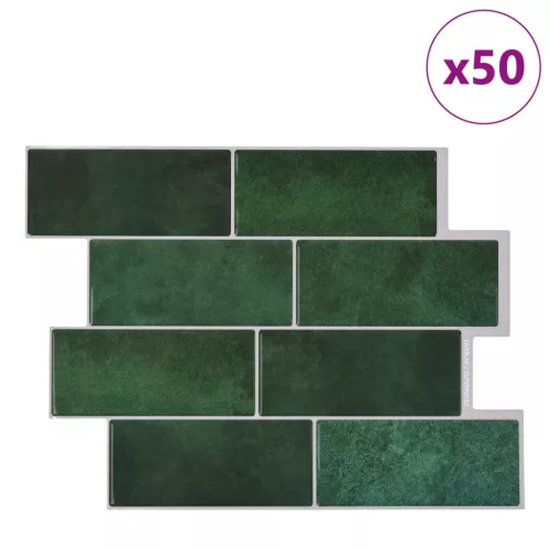  Metrócsempe 50 pcs Sötétzöld 29 x 21 cm Poliuretán és PET
