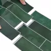  Metrócsempe 50 pcs Sötétzöld 29 x 21 cm Poliuretán és PET