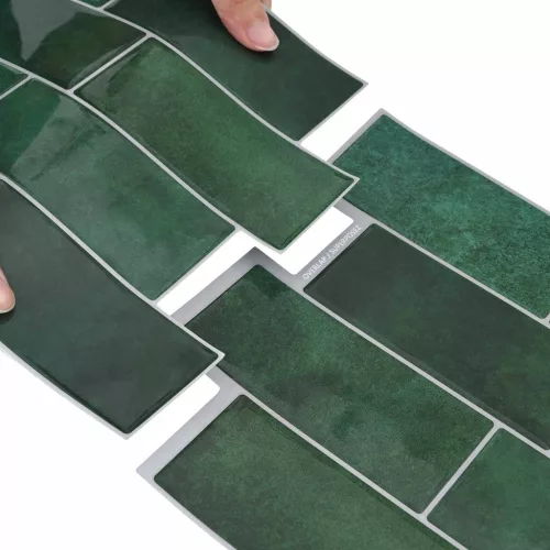  Metrócsempe 50 pcs Sötétzöld 29 x 21 cm Poliuretán és PET